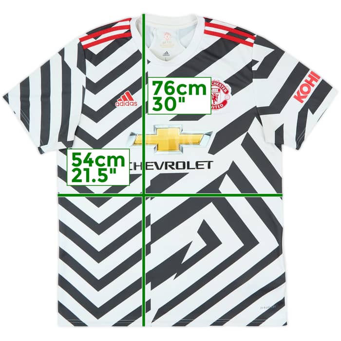 2020-21 Manchester United Third Shirt - 5/10 - (L)