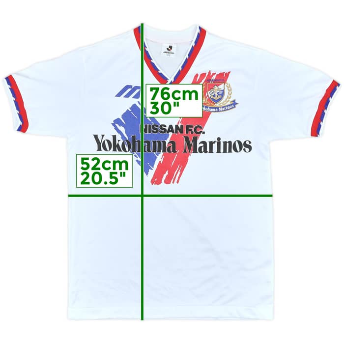 1993-94 Yokohama Marinos Mizuno Training Shirt - 9/10 - (L)