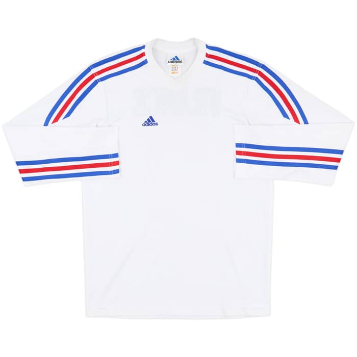 2001-02 France adidas Training L/S Shirt - 8/10 - (S)