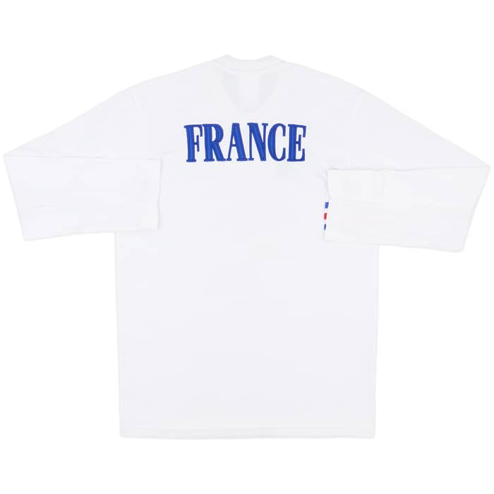 2001-02 France adidas Training L/S Shirt - 8/10 - (S)