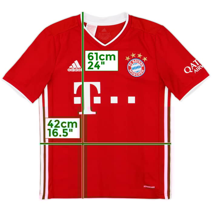 2020-21 Bayern Munich Home Shirt - 9/10 - (L.Boys)