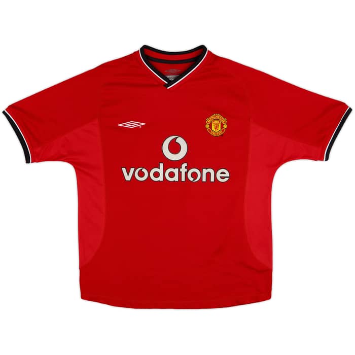 2000-02 Manchester United Home Shirt V.Nistelrooy #10 - 8/10 - (Y)