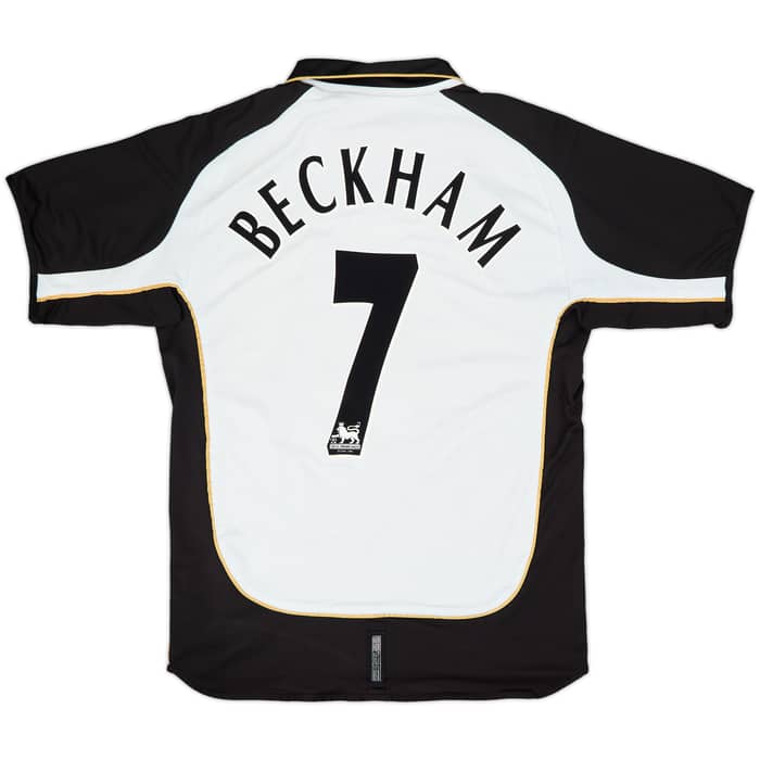 2001-02 Manchester United Centenary Away/Third Shirt & Shorts Beckham #7 - 6/10 - (M)