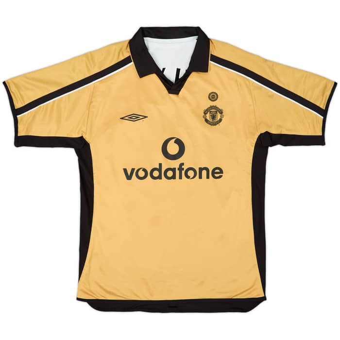 2001-02 Manchester United Centenary Away/Third Shirt & Shorts Beckham #7 - 6/10 - (M)
