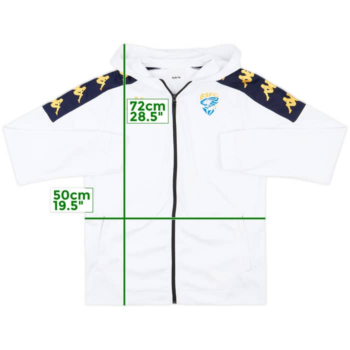 2023-24 Brescia Kappa Hooded Track Jacket - 7/10 - (M)