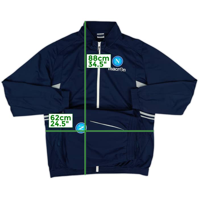 2014-15 Napoli Macron Full Tracksuit - 7/10 - (4XL)