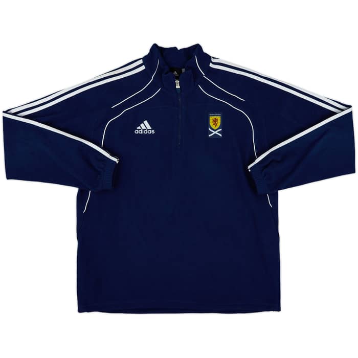 2010-11 Scotland adidas 1/4 Zip Fleece Top - 8/10 - (L)