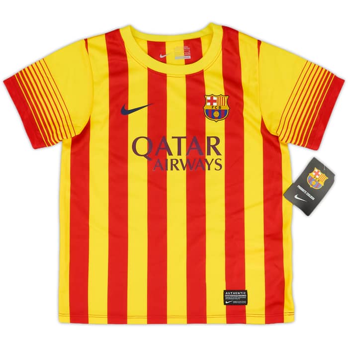 2013-15 Barcelona Away Full Kit Messi #10 (5-6 Years)