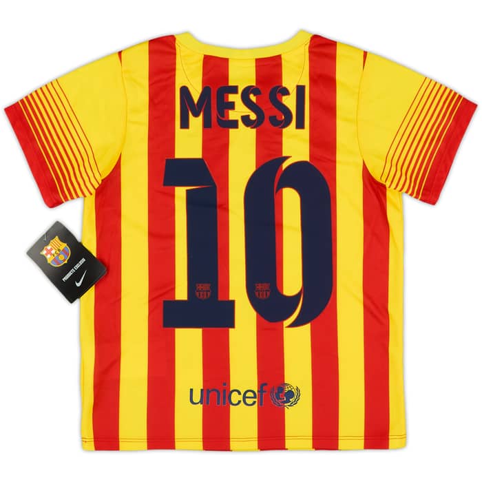 2013-15 Barcelona Away Full Kit Messi #10 (5-6 Years)