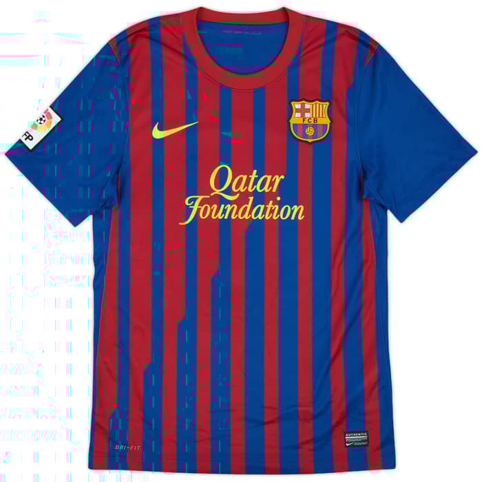2011-12 Barcelona Home Shirt A.Iniesta #8 - 9/10 - (S)
