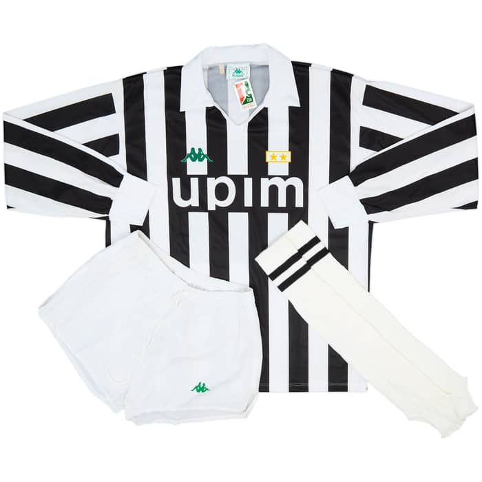 1991-92 Juventus Basic Home Full Kit (L)