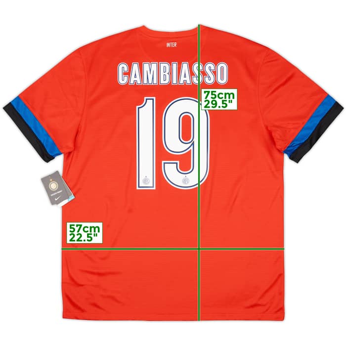 2012-13 Inter Milan Away Shirt Cambiasso #19 (XL)