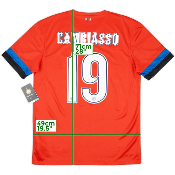 2012-13 Inter Milan Away Shirt Cambiasso #19 (M)