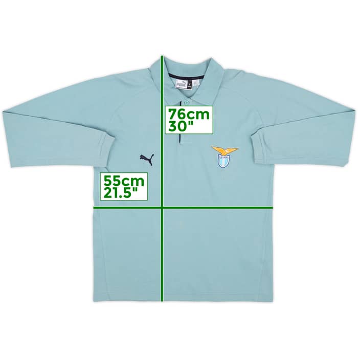 2003-04 Lazio Puma Polo L/S Shirt - 7/10 - (L)