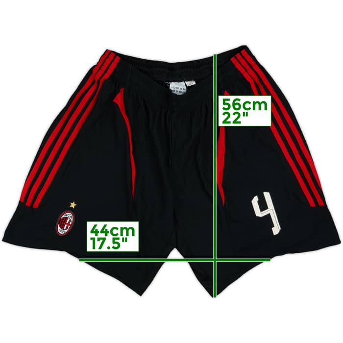 2007-08 AC Milan Third Shorts #4 (Kaladze) - 7/10 - (XL)