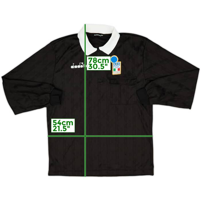 1990s Italy Diadora Referee L/S Shirt - 9/10 - (L)