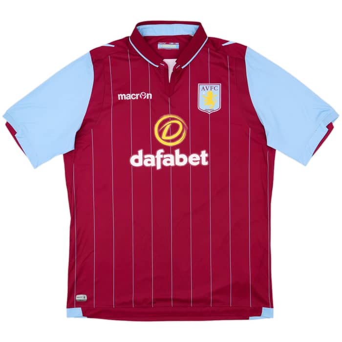 2014-15 Aston Villa Home Shirt Grealish #40 - 10/10 - (XXL)