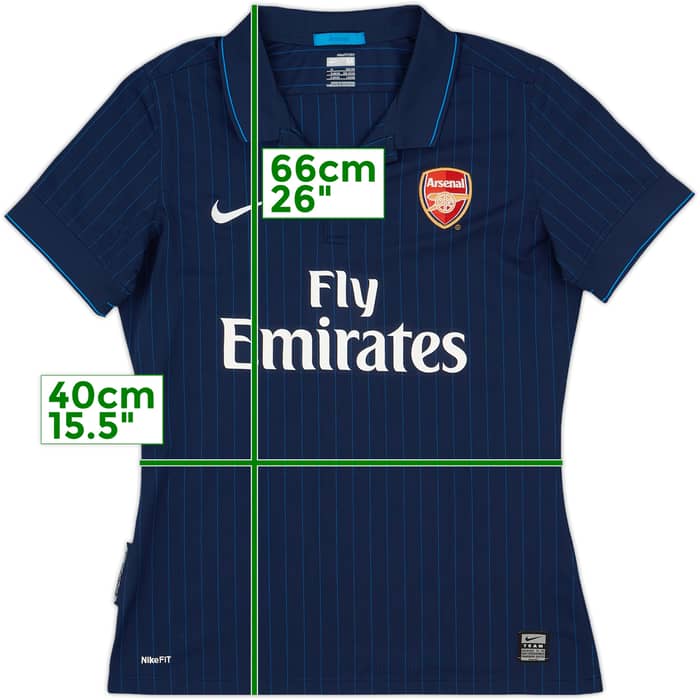 2009-10 Arsenal Away Shirt - 9/10 - (Women's M)