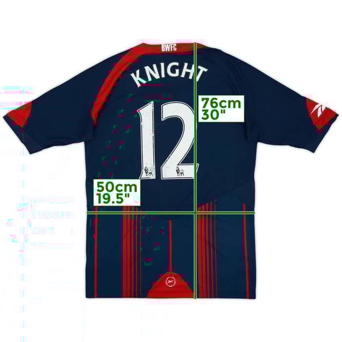 2009-10 Bolton Away Shirt Knight #12 - 5/10 - (XL)