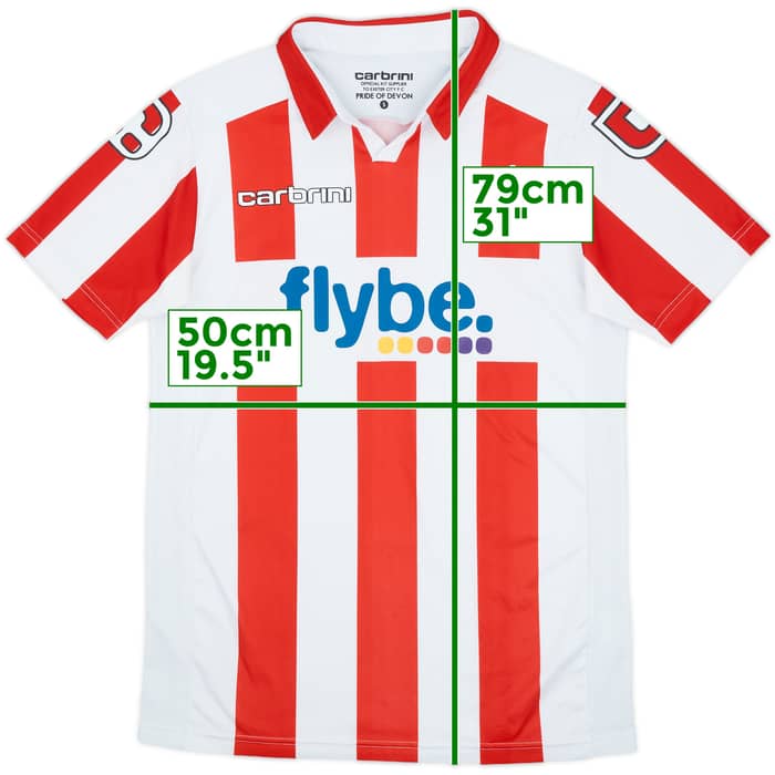2011-12 Exeter City Home Shirt - 8/10 - (S)
