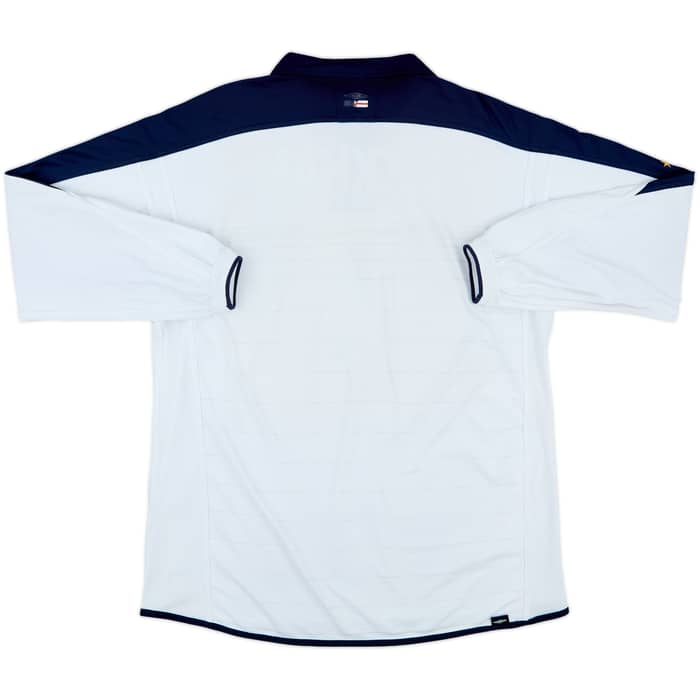 2003-05 England Home L/S Shirt Beckham #7 - 7/10 - (XXL)