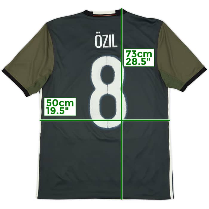 2015-17 Germany Away Shirt Ozil #8 - 9/10 - (M)