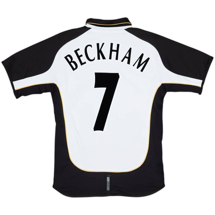 2001-02 Manchester United Centenary Away/Third Shirt Beckham #7 - 8/10 - (S)