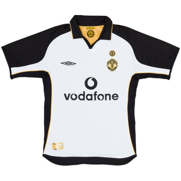 2001-02 Manchester United Centenary Away/Third Shirt Beckham #7 - 8/10 - (S)