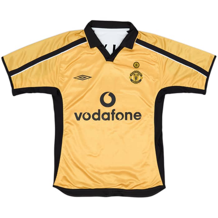 2001-02 Manchester United Centenary Away/Third Shirt Beckham #7 - 8/10 - (S)