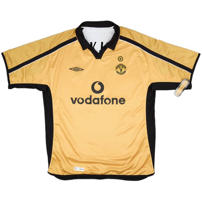 2001-02 Manchester United Centenary Away/Third Shirt Beckham #7 (XL)