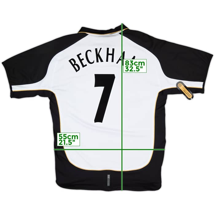 2001-02 Manchester United Centenary Away/Third Shirt Beckham #7 (XL)