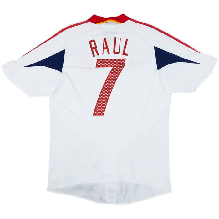 2004-06 Spain Away Shirt Raul #7 - 8/10 - (L)