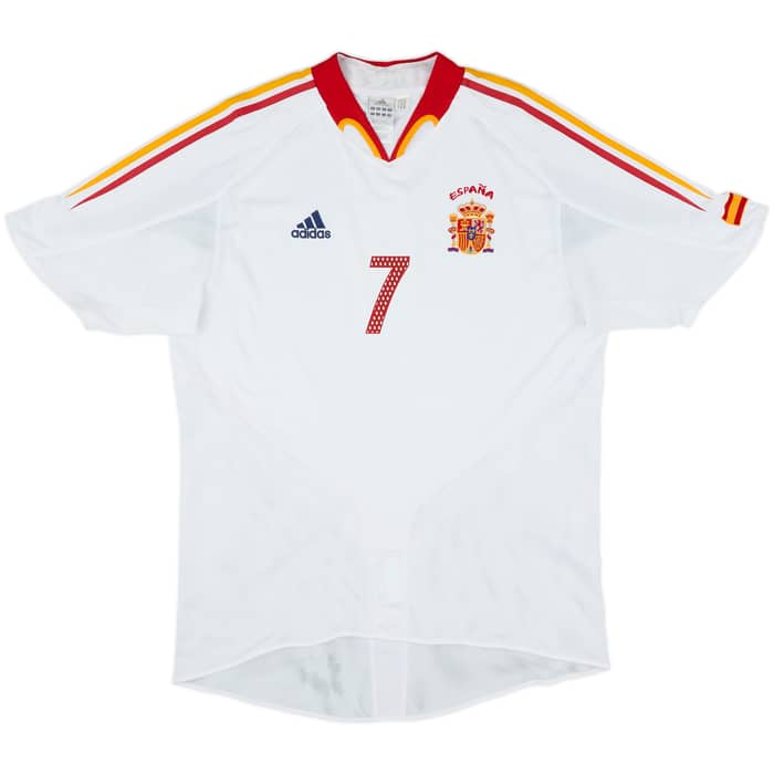 2004-06 Spain Away Shirt Raul #7 - 8/10 - (L)