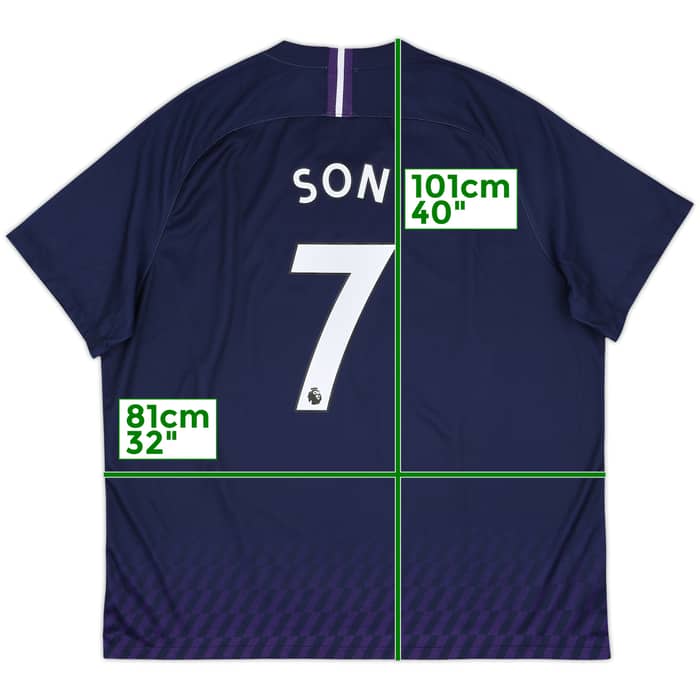2019-20 Tottenham Away Shirt Son #7 - 9/10 - (3XL)