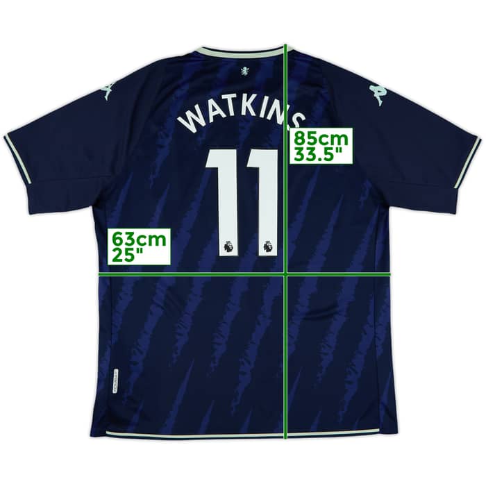 2021-22 Aston Villa Third Shirt Watkins #11 - 8/10 - (4XL)