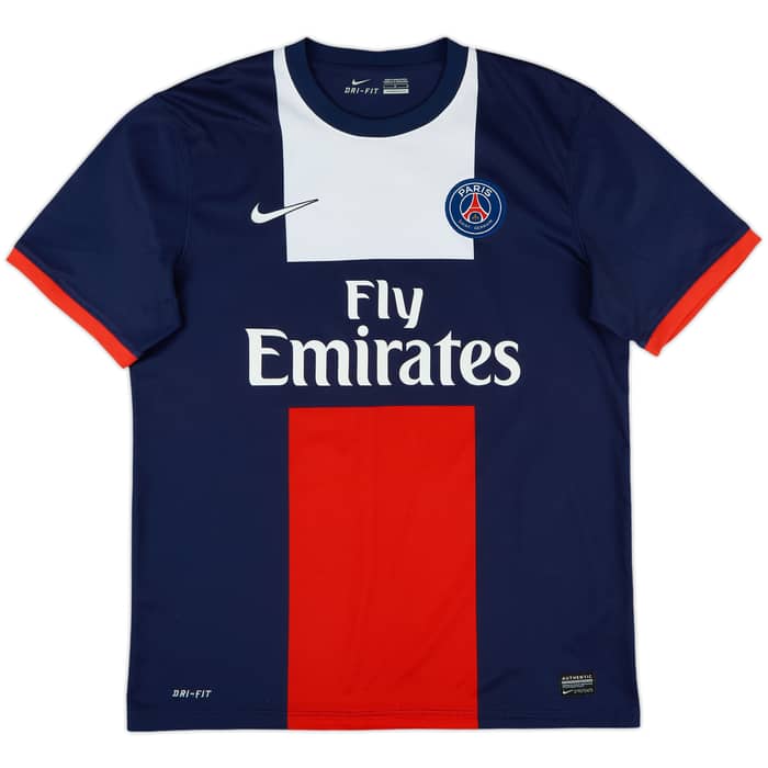 2013-14 Paris Saint-Germain Home Shirt Beckham #32 - 9/10 - (L)