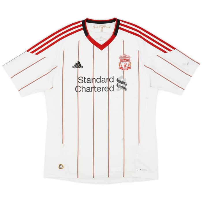 2010-11 Liverpool Away Shirt Gerrard #8 - 5/10 - (L)