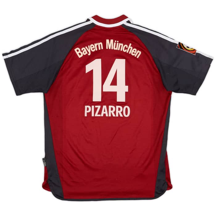 2001-02 Bayern Munich Home Shirt Pizzaro #14 - 5/10 - (XL.Boys)