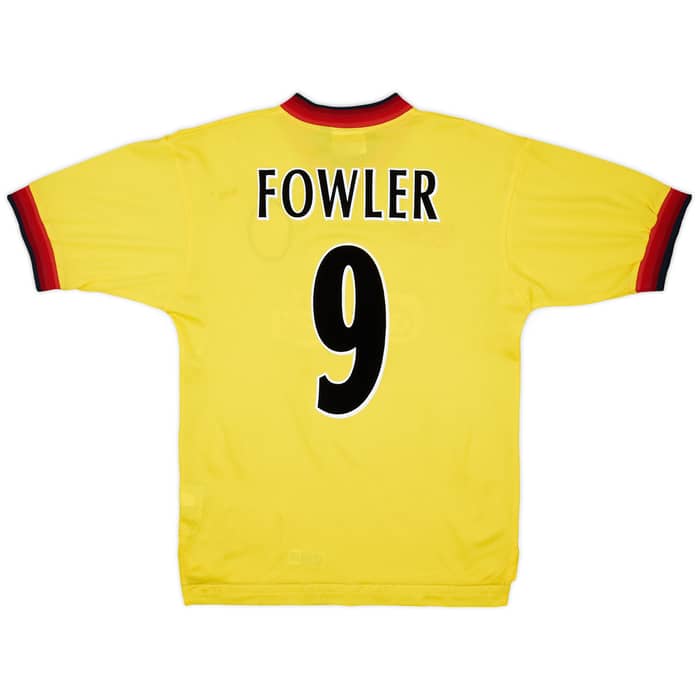 1997-99 Liverpool Away Shirt Fowler #9 - 10/10 - (S)
