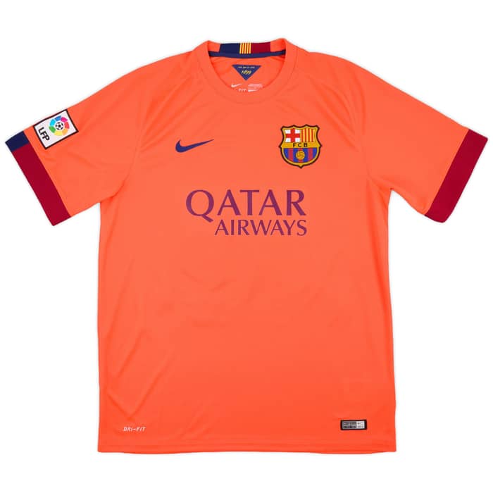 2014-15 Barcelona Away Shirt Messi #10