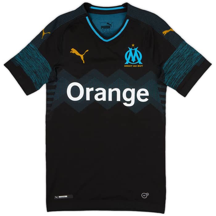 2018-19 Olympique Marseille Authentic EvoKnit Player Issue Away Shirt Balotelli #9 - 10/10 - (S)