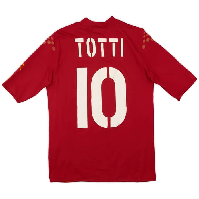 2003-04 Roma Home Shirt Totti #10 - 5/10 - (M)