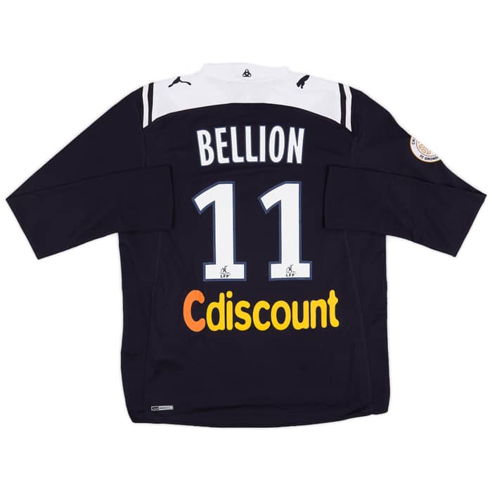 2009-10 Bordeaux Match Issue Home L/S Shirt Bellion #11