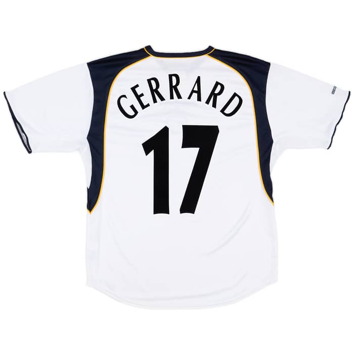 2001-03 Liverpool Away Shirt Gerrard #17 - 6/10 - (M)