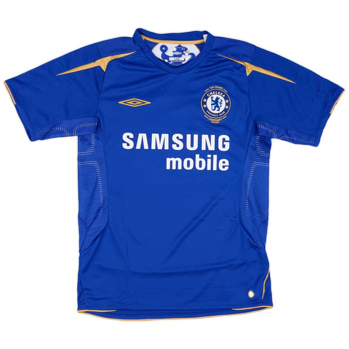 2005-06 Chelsea Centenary Home Shirt Makelele #4 - 9/10 - (S)