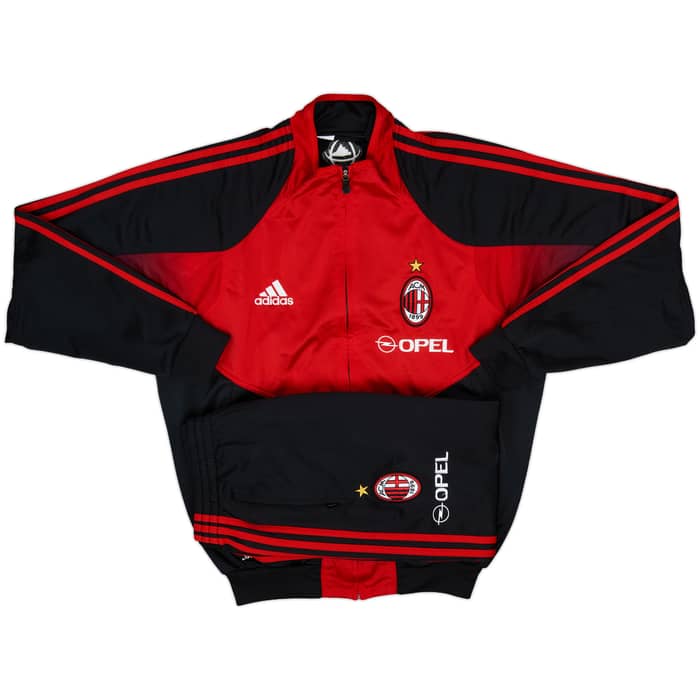 2004-05 AC Milan adidas Tracksuit - 9/10 - (XL)