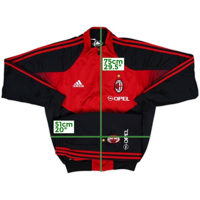 2004-05 AC Milan adidas Tracksuit - 9/10 - (XL)