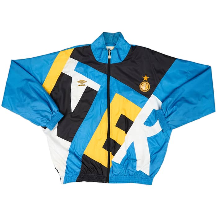 1991-92 Inter Milan Umbro Tracksuit - 8/10 - (XL)