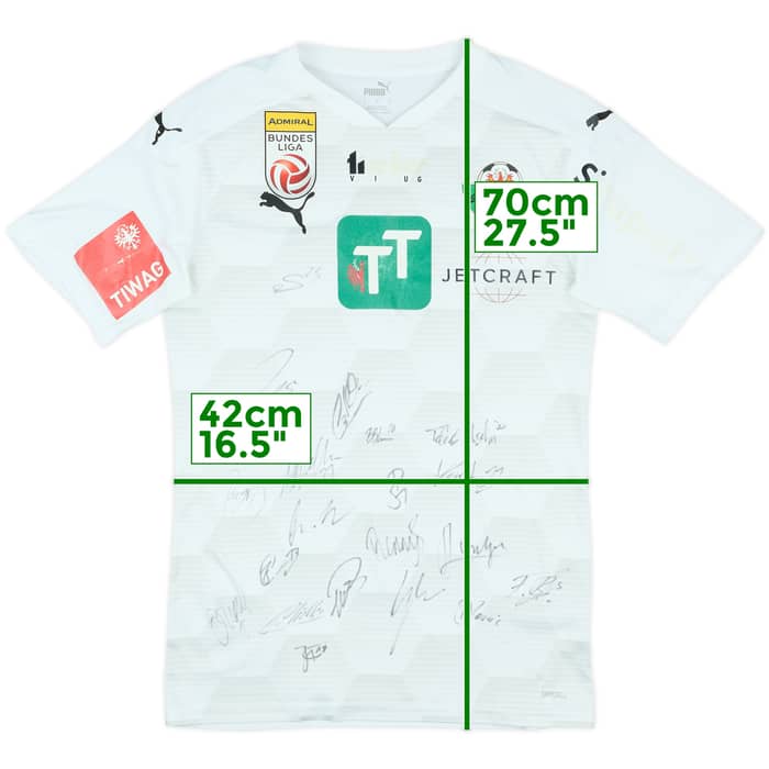 2021-22 WSG Tirol Squad Signed Away Shirt - 5/10 - (S)
