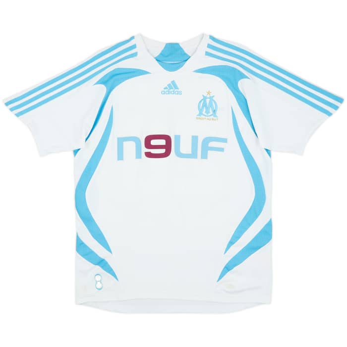 2007-08 Olympique Marseille Home Shirt Valbuena #28 - 6/10 - (L.Boys)